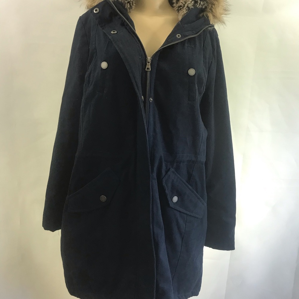 HALITECH ❄️💦Hooded with Faux Fur Trim